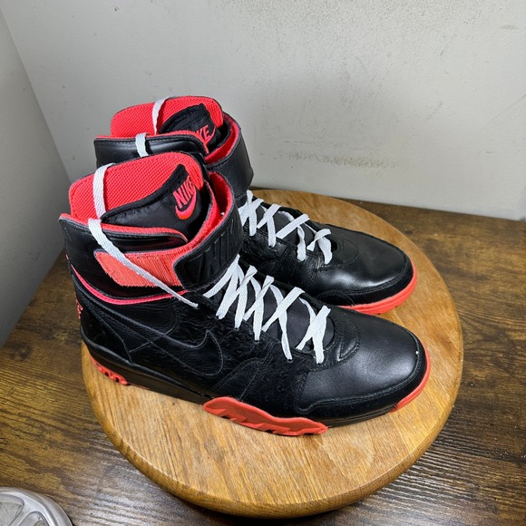 Nike Air Shark Trainer Premium Ostrich Basketball Shoes Size 11 599447-001